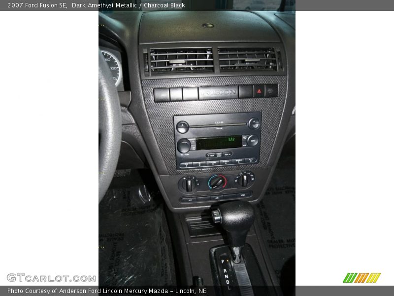 Dark Amethyst Metallic / Charcoal Black 2007 Ford Fusion SE