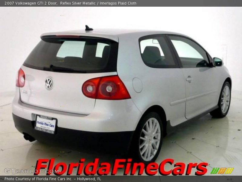Reflex Silver Metallic / Interlagos Plaid Cloth 2007 Volkswagen GTI 2 Door
