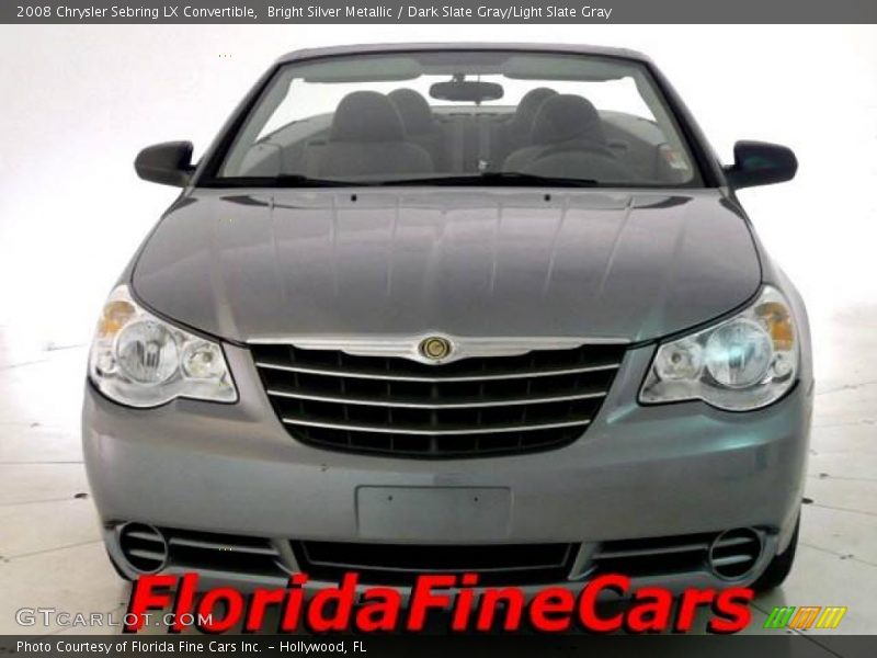 Bright Silver Metallic / Dark Slate Gray/Light Slate Gray 2008 Chrysler Sebring LX Convertible