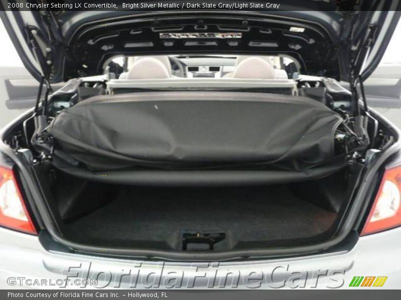 Bright Silver Metallic / Dark Slate Gray/Light Slate Gray 2008 Chrysler Sebring LX Convertible