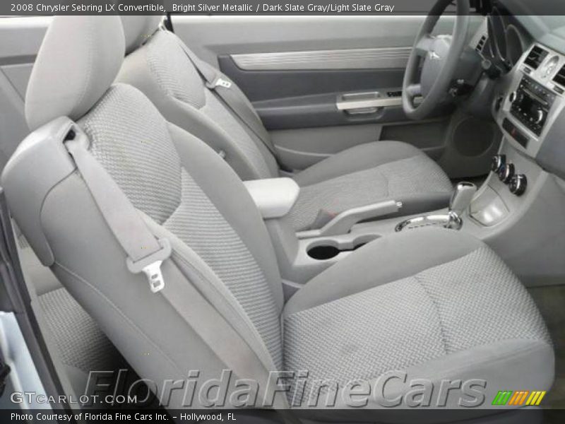 Bright Silver Metallic / Dark Slate Gray/Light Slate Gray 2008 Chrysler Sebring LX Convertible
