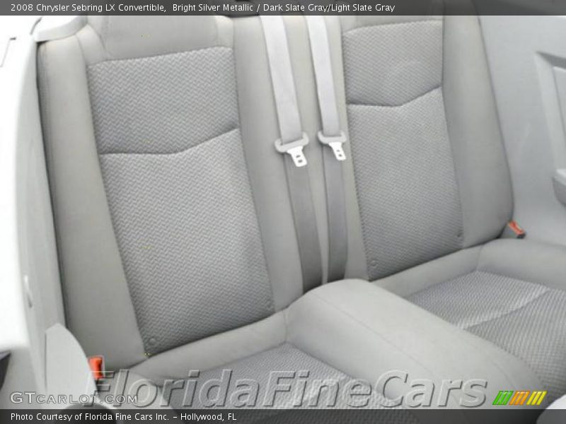 Bright Silver Metallic / Dark Slate Gray/Light Slate Gray 2008 Chrysler Sebring LX Convertible