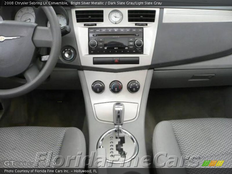 Bright Silver Metallic / Dark Slate Gray/Light Slate Gray 2008 Chrysler Sebring LX Convertible