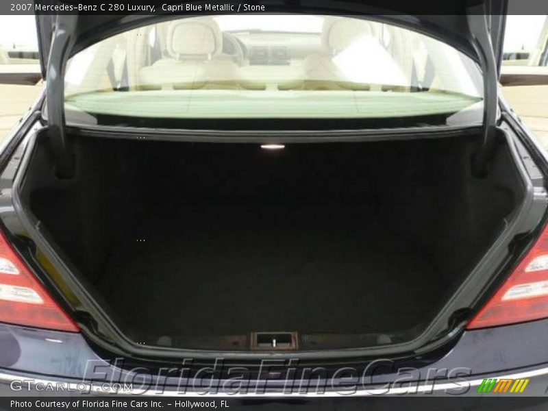 Capri Blue Metallic / Stone 2007 Mercedes-Benz C 280 Luxury