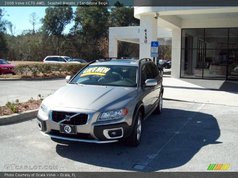 Seashell Metallic / Sandstone Beige 2008 Volvo XC70 AWD