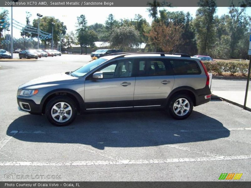 Seashell Metallic / Sandstone Beige 2008 Volvo XC70 AWD