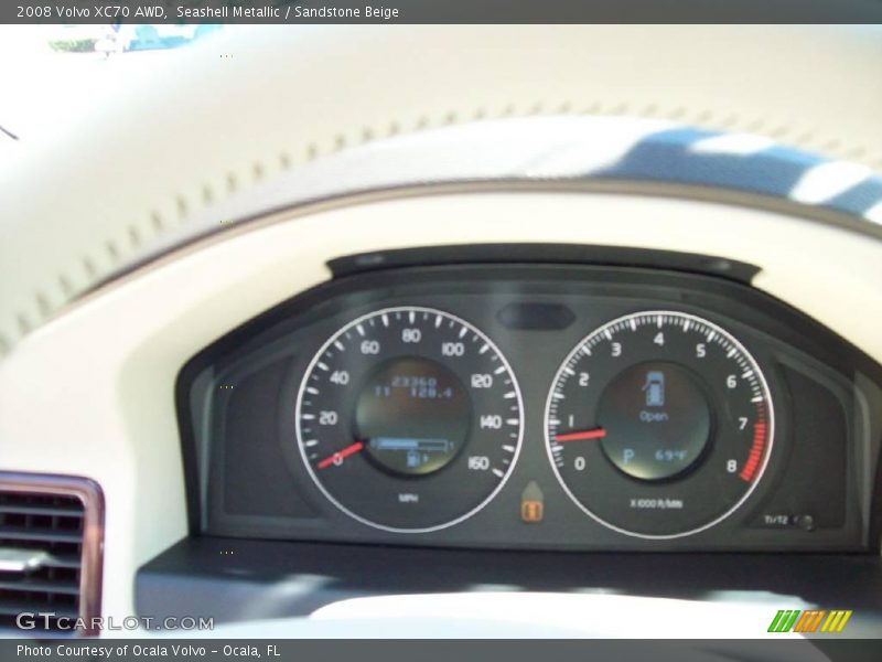 Seashell Metallic / Sandstone Beige 2008 Volvo XC70 AWD