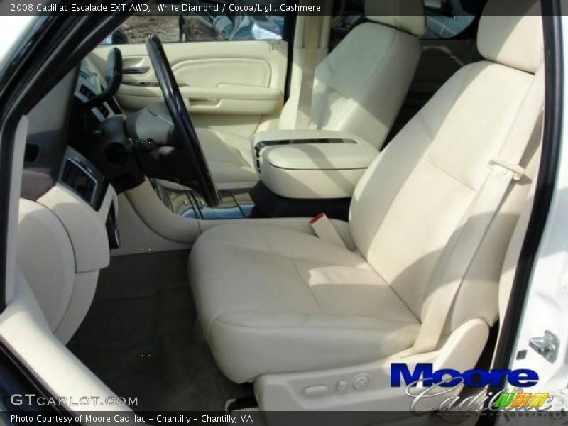 White Diamond / Cocoa/Light Cashmere 2008 Cadillac Escalade EXT AWD