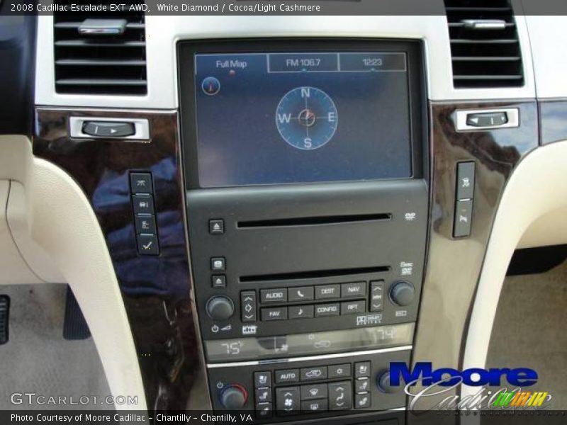 White Diamond / Cocoa/Light Cashmere 2008 Cadillac Escalade EXT AWD