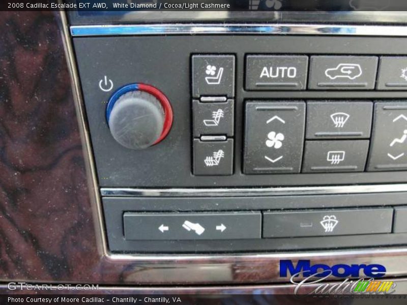 White Diamond / Cocoa/Light Cashmere 2008 Cadillac Escalade EXT AWD