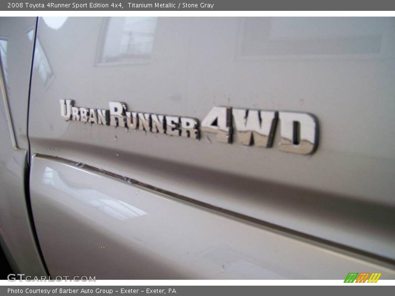 Titanium Metallic / Stone Gray 2008 Toyota 4Runner Sport Edition 4x4