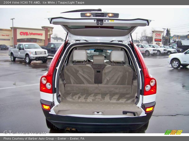 Ice White / Taupe/Light Taupe 2004 Volvo XC90 T6 AWD