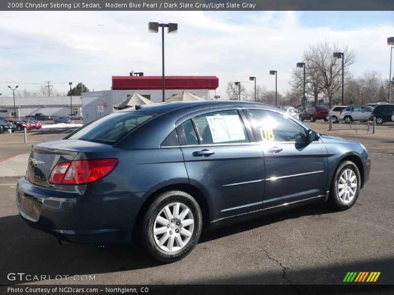 Modern Blue Pearl / Dark Slate Gray/Light Slate Gray 2008 Chrysler Sebring LX Sedan