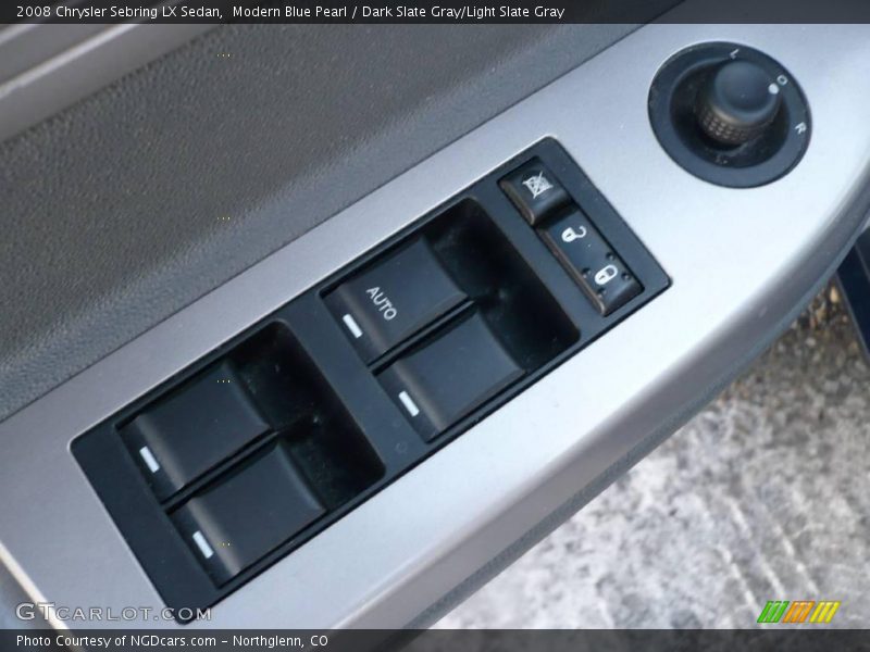 Modern Blue Pearl / Dark Slate Gray/Light Slate Gray 2008 Chrysler Sebring LX Sedan