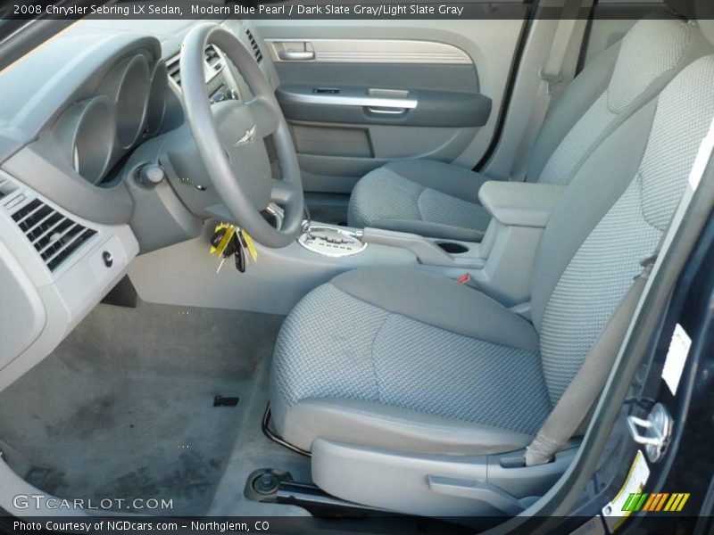 Modern Blue Pearl / Dark Slate Gray/Light Slate Gray 2008 Chrysler Sebring LX Sedan