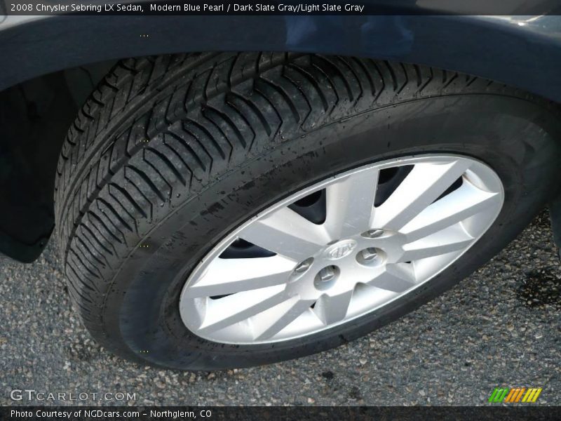 Modern Blue Pearl / Dark Slate Gray/Light Slate Gray 2008 Chrysler Sebring LX Sedan