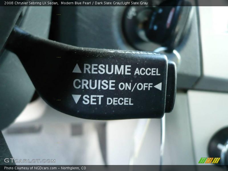 Modern Blue Pearl / Dark Slate Gray/Light Slate Gray 2008 Chrysler Sebring LX Sedan