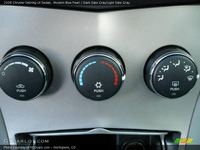 Modern Blue Pearl / Dark Slate Gray/Light Slate Gray 2008 Chrysler Sebring LX Sedan