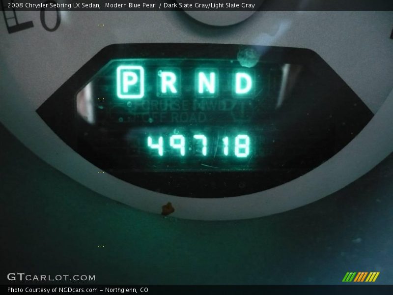 Modern Blue Pearl / Dark Slate Gray/Light Slate Gray 2008 Chrysler Sebring LX Sedan