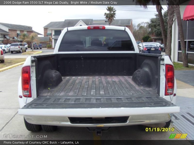 Bright White / Medium Slate Gray 2006 Dodge Ram 3500 SLT Mega Cab Dually