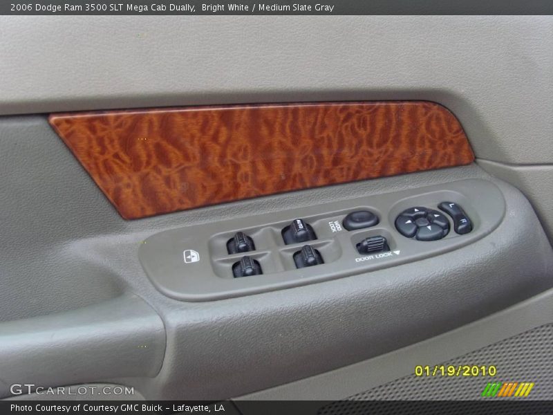 Bright White / Medium Slate Gray 2006 Dodge Ram 3500 SLT Mega Cab Dually