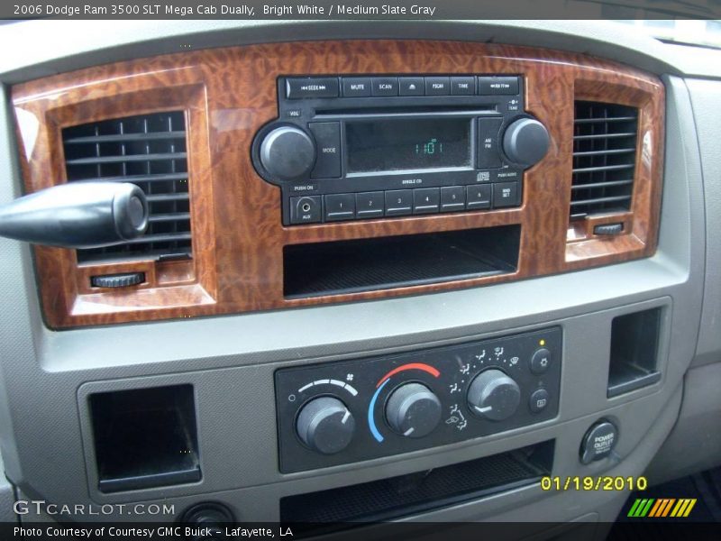 Bright White / Medium Slate Gray 2006 Dodge Ram 3500 SLT Mega Cab Dually