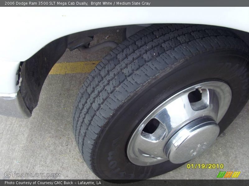 Bright White / Medium Slate Gray 2006 Dodge Ram 3500 SLT Mega Cab Dually