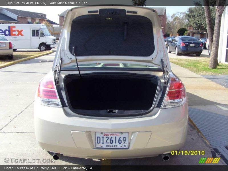 Gold Mist Metallic / Tan 2009 Saturn Aura XR V6