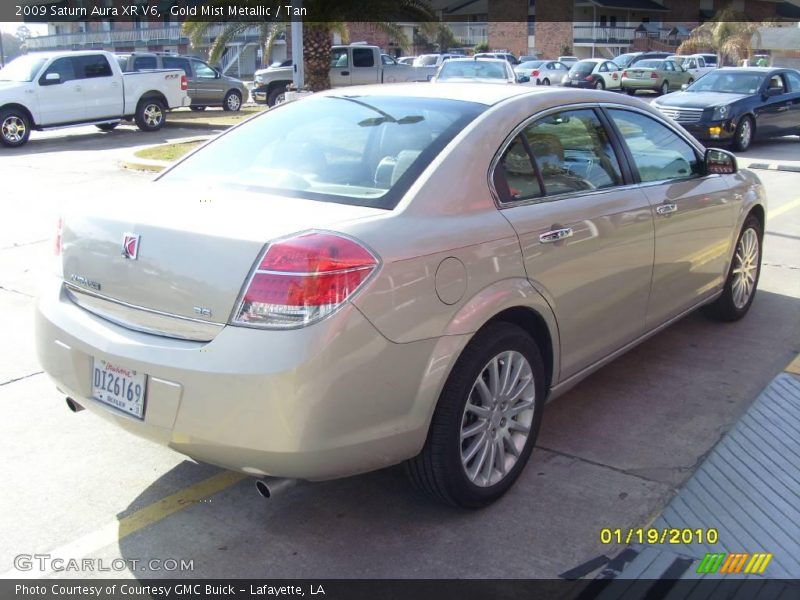 Gold Mist Metallic / Tan 2009 Saturn Aura XR V6