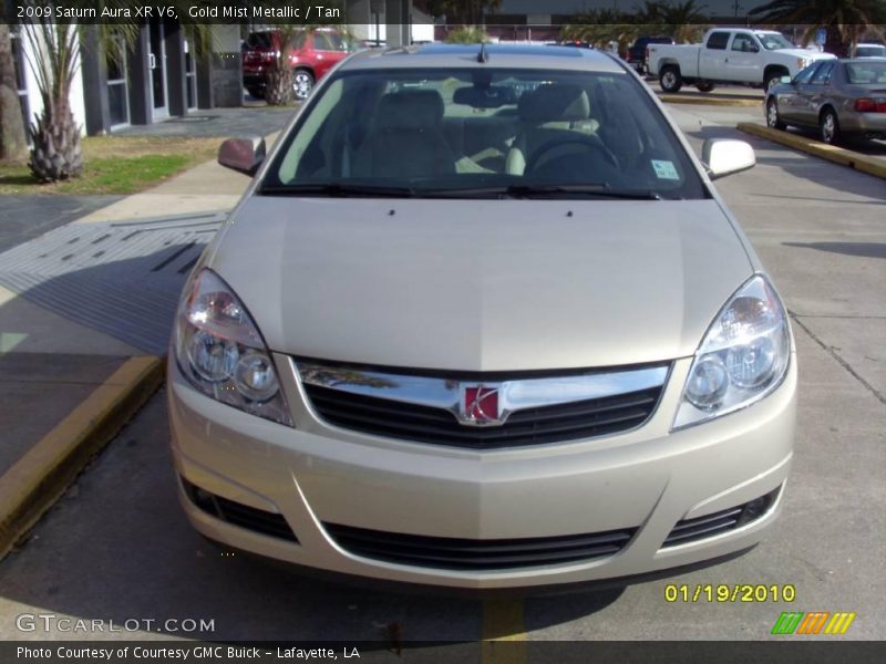 Gold Mist Metallic / Tan 2009 Saturn Aura XR V6