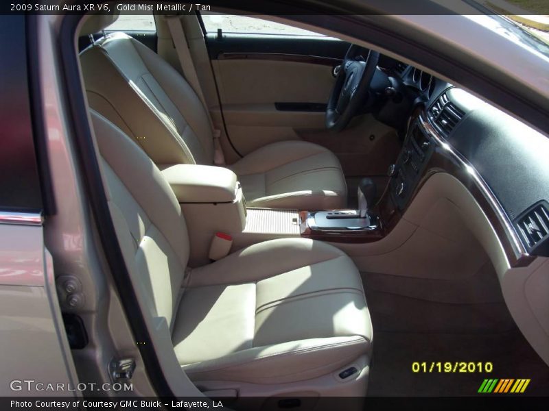 Gold Mist Metallic / Tan 2009 Saturn Aura XR V6