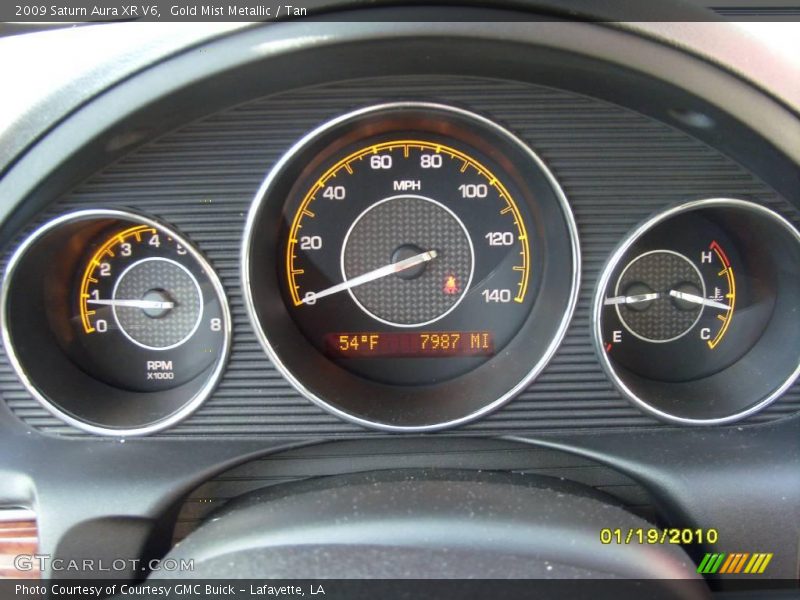 Gold Mist Metallic / Tan 2009 Saturn Aura XR V6