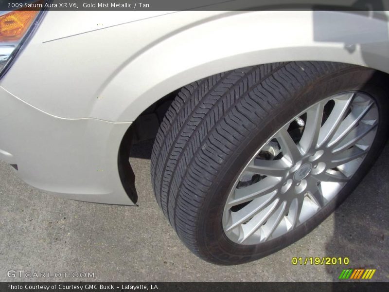 Gold Mist Metallic / Tan 2009 Saturn Aura XR V6