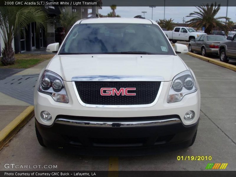 Summit White / Light Titanium 2008 GMC Acadia SLT