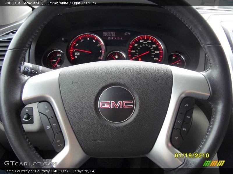 Summit White / Light Titanium 2008 GMC Acadia SLT