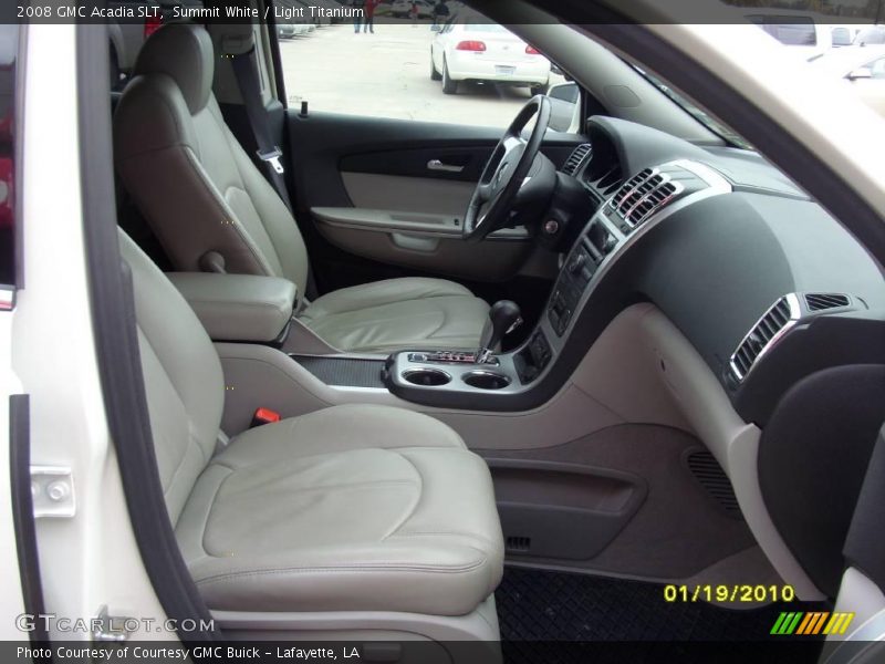Summit White / Light Titanium 2008 GMC Acadia SLT