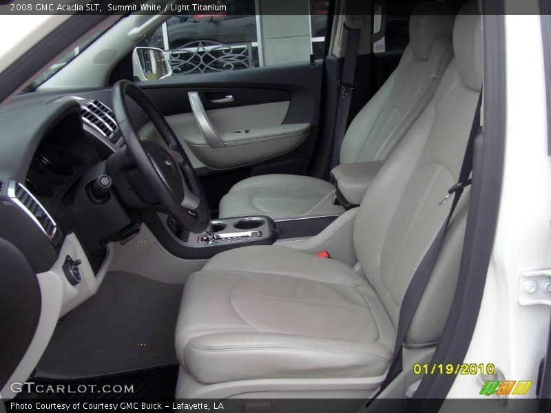 Summit White / Light Titanium 2008 GMC Acadia SLT