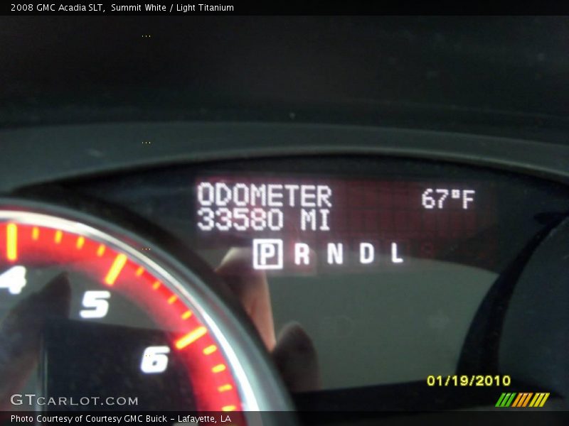 Summit White / Light Titanium 2008 GMC Acadia SLT