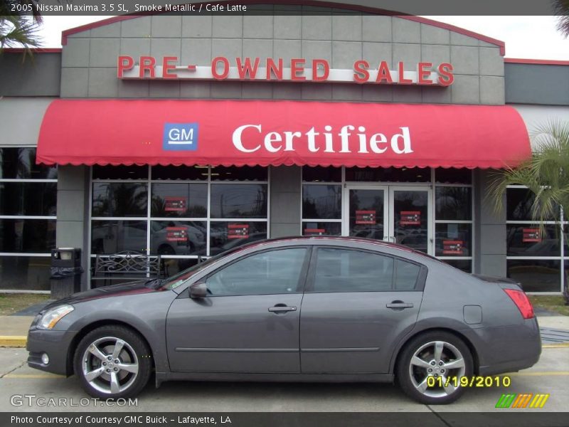 Smoke Metallic / Cafe Latte 2005 Nissan Maxima 3.5 SL