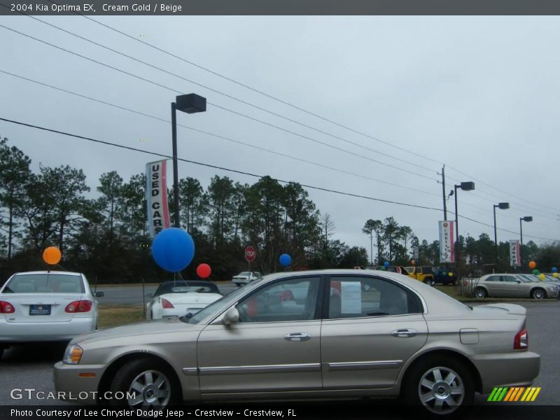 Cream Gold / Beige 2004 Kia Optima EX