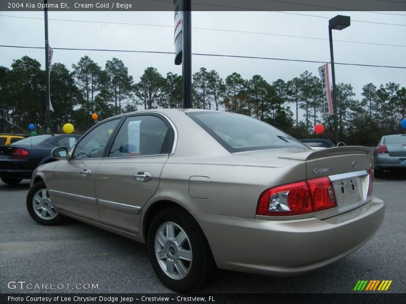 Cream Gold / Beige 2004 Kia Optima EX