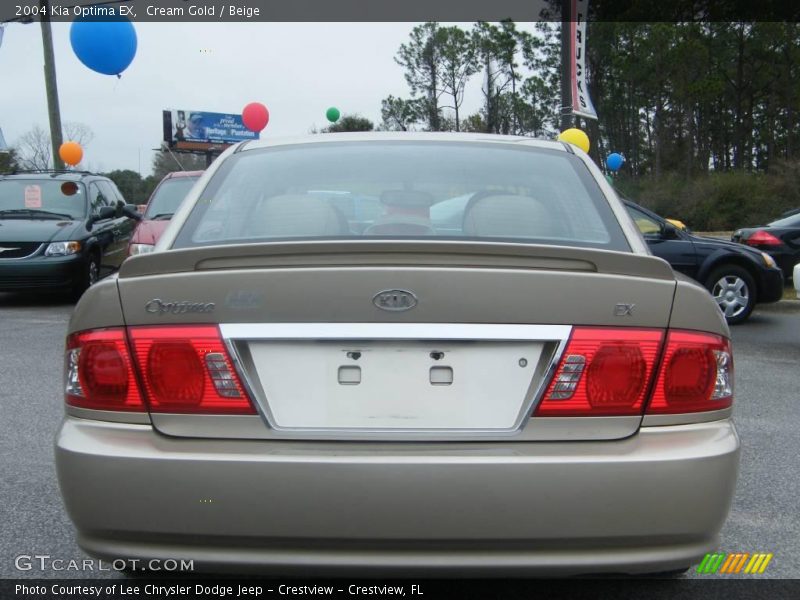 Cream Gold / Beige 2004 Kia Optima EX