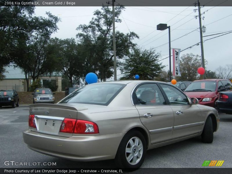 Cream Gold / Beige 2004 Kia Optima EX