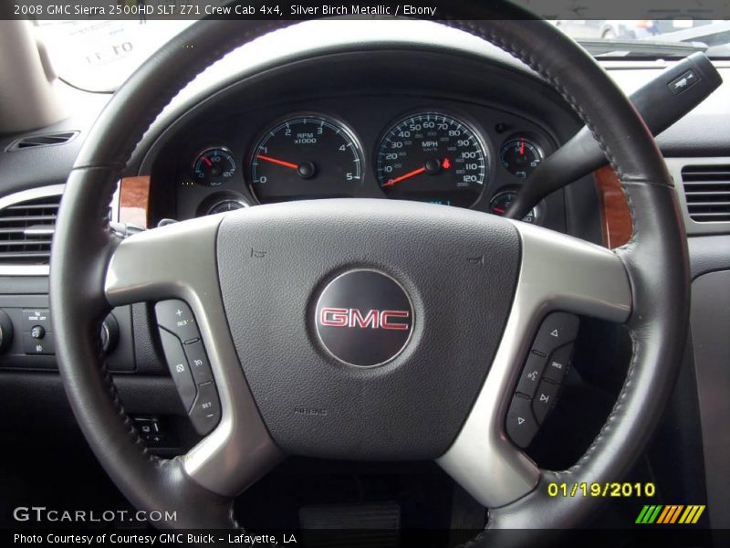 Silver Birch Metallic / Ebony 2008 GMC Sierra 2500HD SLT Z71 Crew Cab 4x4