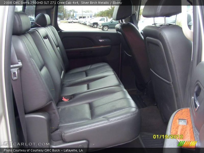 Silver Birch Metallic / Ebony 2008 GMC Sierra 2500HD SLT Z71 Crew Cab 4x4
