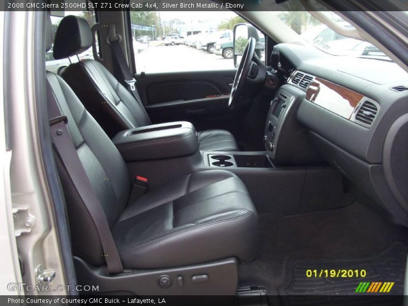 Silver Birch Metallic / Ebony 2008 GMC Sierra 2500HD SLT Z71 Crew Cab 4x4