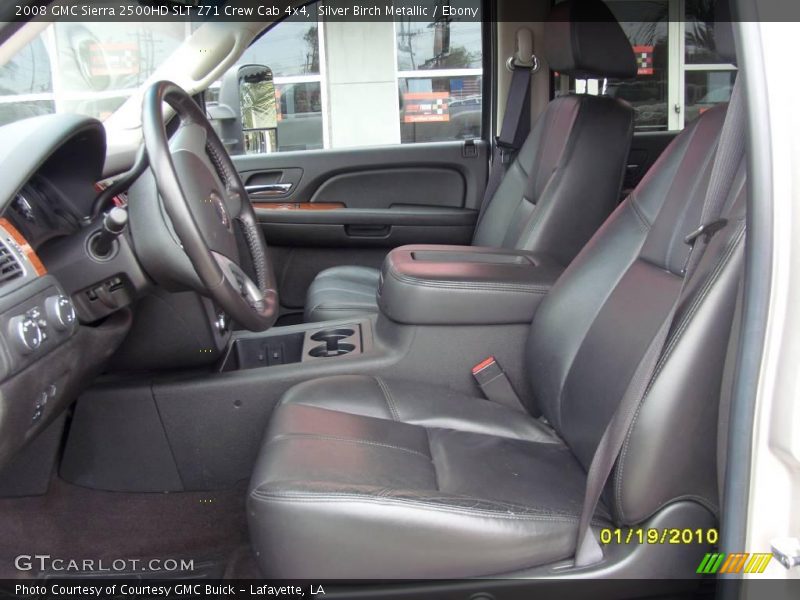 Silver Birch Metallic / Ebony 2008 GMC Sierra 2500HD SLT Z71 Crew Cab 4x4