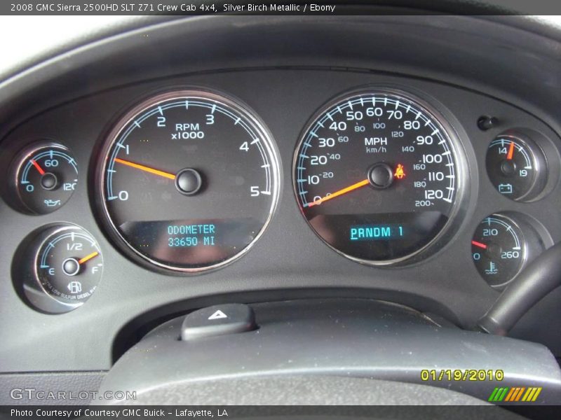 Silver Birch Metallic / Ebony 2008 GMC Sierra 2500HD SLT Z71 Crew Cab 4x4
