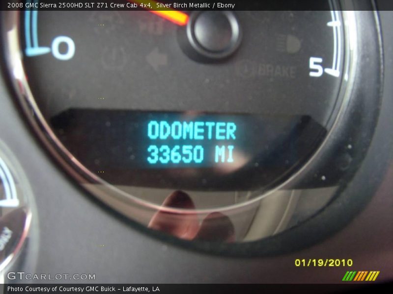 Silver Birch Metallic / Ebony 2008 GMC Sierra 2500HD SLT Z71 Crew Cab 4x4