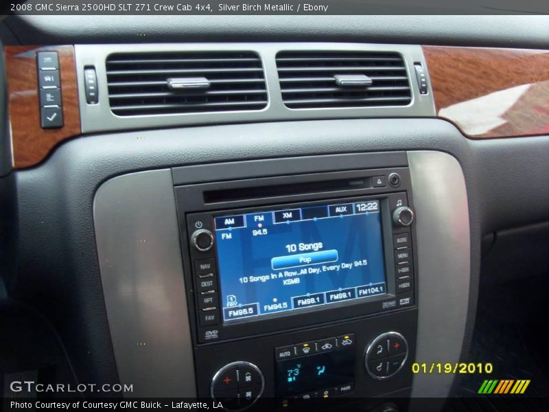 Silver Birch Metallic / Ebony 2008 GMC Sierra 2500HD SLT Z71 Crew Cab 4x4